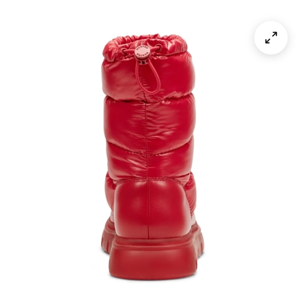 ❤️🔹️HUNTER 🔹️Women's Maribel Lug Sole Insulated Waterproof Snow Booties - Picture 5 of 6